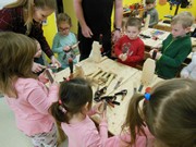 Dřevíčkování - polytechnika ve školce